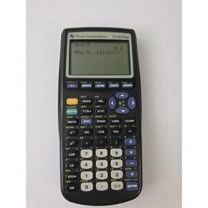 Vintage Texas Instruments TI-83 Plus Graphing Calculator & Case